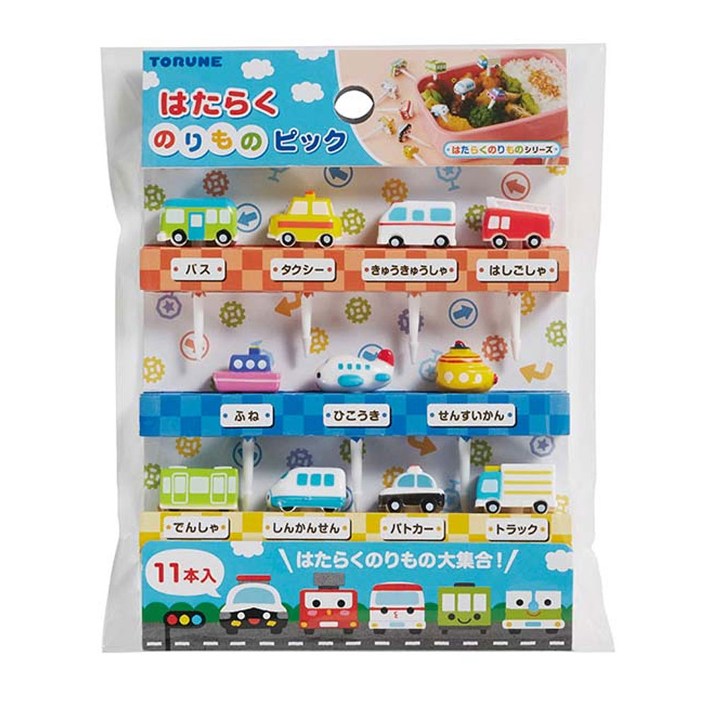 토루네 도시락픽 도시락꾸미기 과일포크 데코픽 자동차 11p