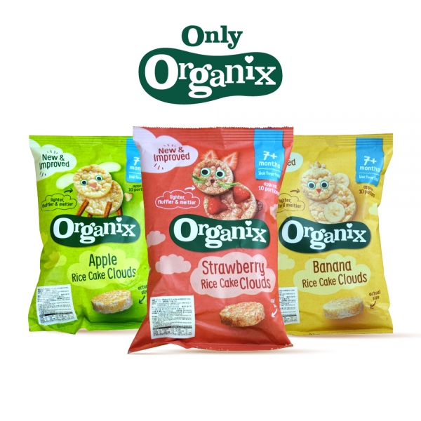 오가닉스 떡뻥 유기농 아기 간식 유아 쌀 과자 40g