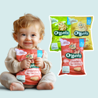 오가닉스 떡뻥 유기농 아기 간식 유아 쌀과자