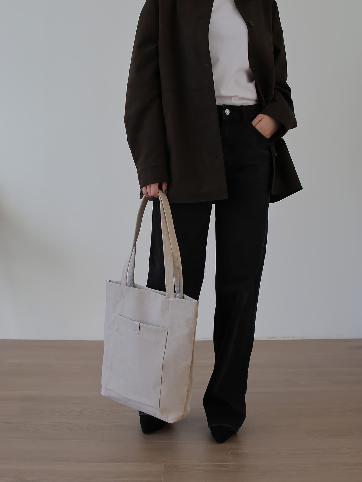 Tiker Ecobag Linen 티커 에코백 마직