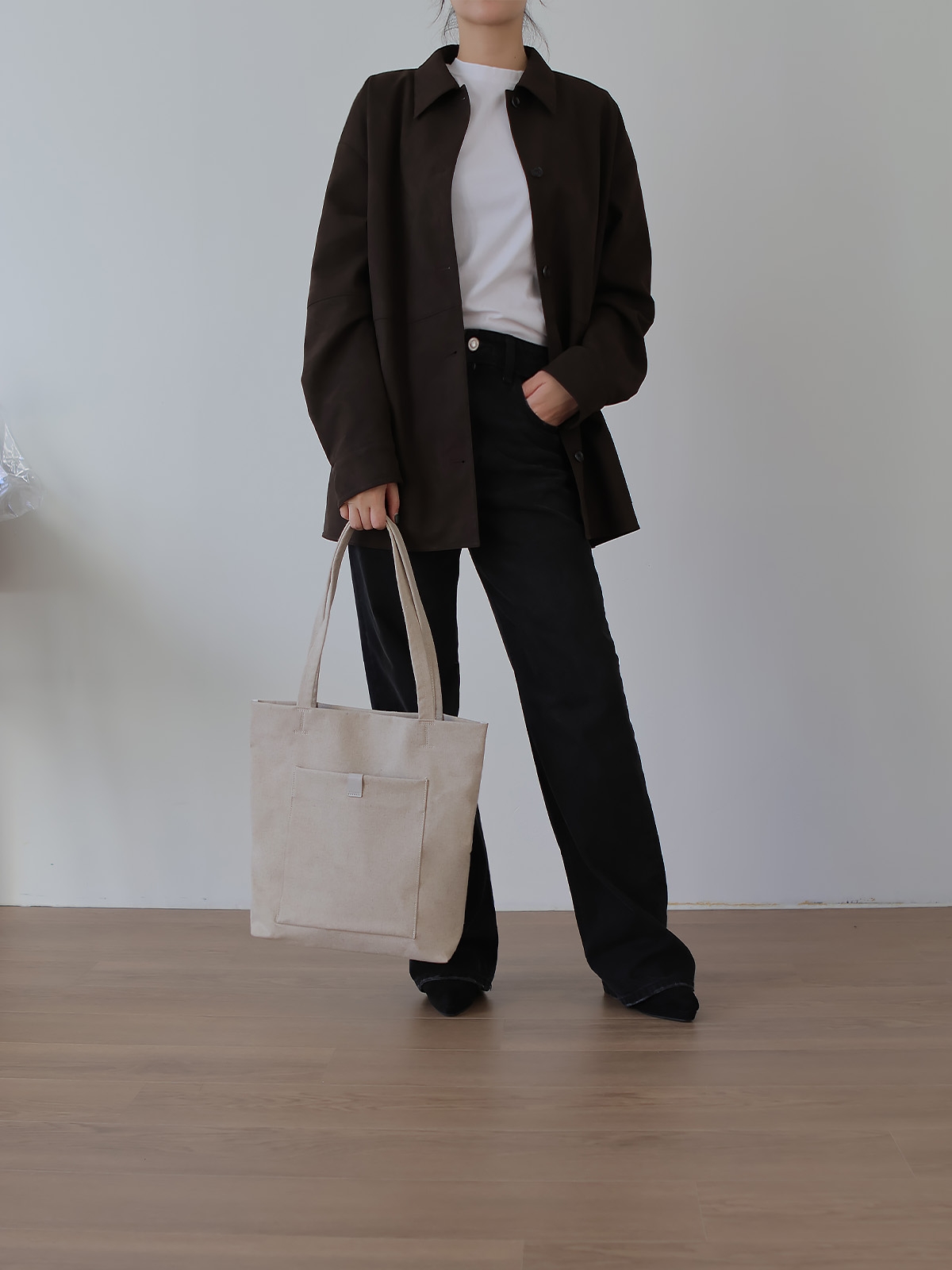 Tiker Ecobag Linen 티커 에코백 마직