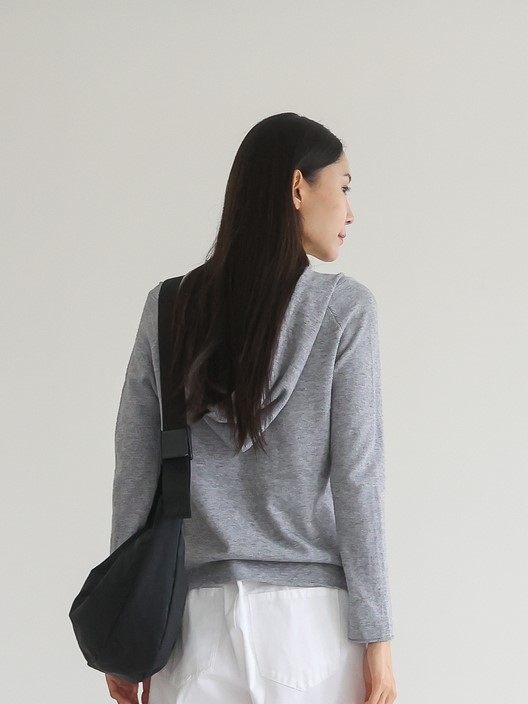 Jude Knitted Hoodie 쥬드 니트 후드_그레이GY