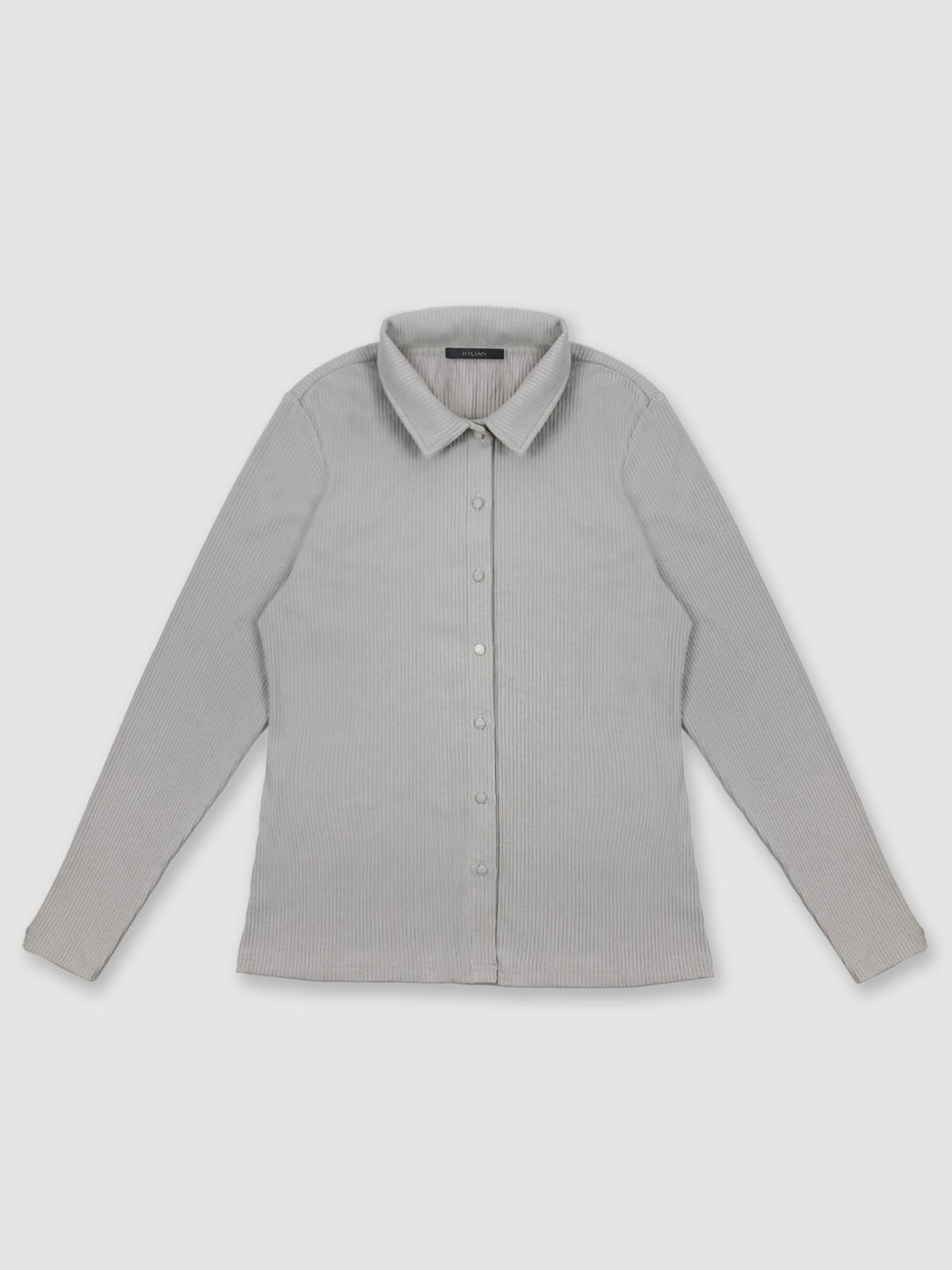 Den Ribbed Collar-neck Top 덴 리브드 카라넥 탑 _아이보리 IV [매칭 하의 증정]