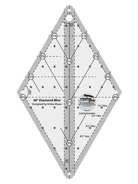 크리에이티브 그리드 60도 미니 다이아몬드 CGR60DIAMINI