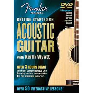 (할인) Fender® Presents Getting Started On Acoustic Guitar펜더 기초 어쿠스틱 기타 레슨 DVD[00320294]