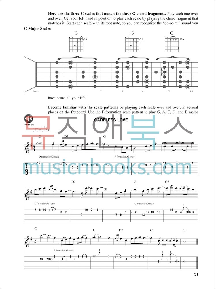프렛보드 로드맵 기타 스케일 교재 (온라인 음원 포함) Fretboard Roadmaps [00695941]