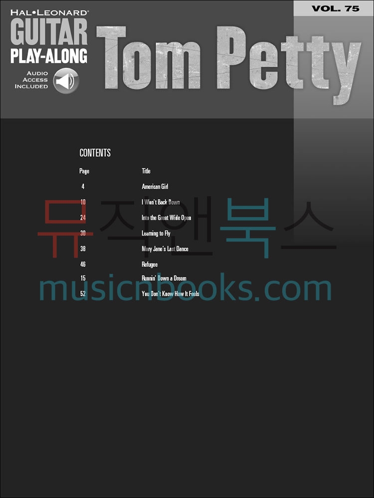 (할인) Tom Petty (Guitar Play-Along)톰 페티 기타 타브 악보 (온라인 음원 포함)[00699882]