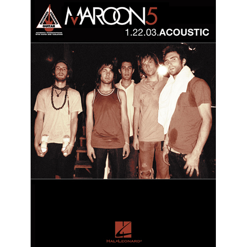 (할인) Maroon 5 - 1.22.03 Acoustic마룬 5 기타 타브 악보집[00690748]