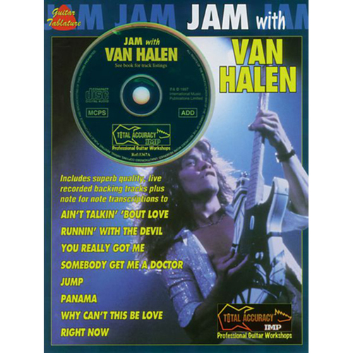 (할인) Van Halen - Jam With Van Halen밴 헤일런 기타 타브 악보 (CD 포함)[12-0571529240]*