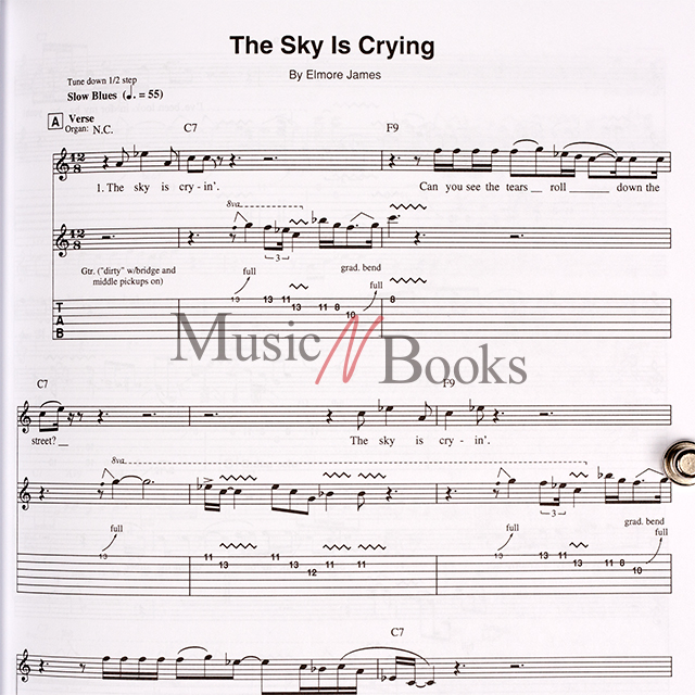 스티비 레이 본 기타 타브 악보 Stevie Ray Vaughan The Sky Is Crying [00694835]