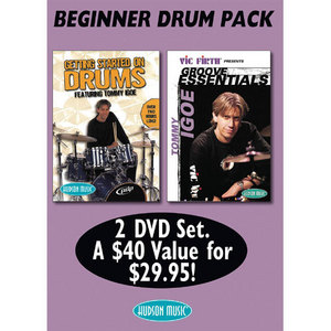 (할인) Tommy Igoe - Beginner Drum DVD Pack토미 아이고 - 기초 드럼 레슨 DVD[00320481]