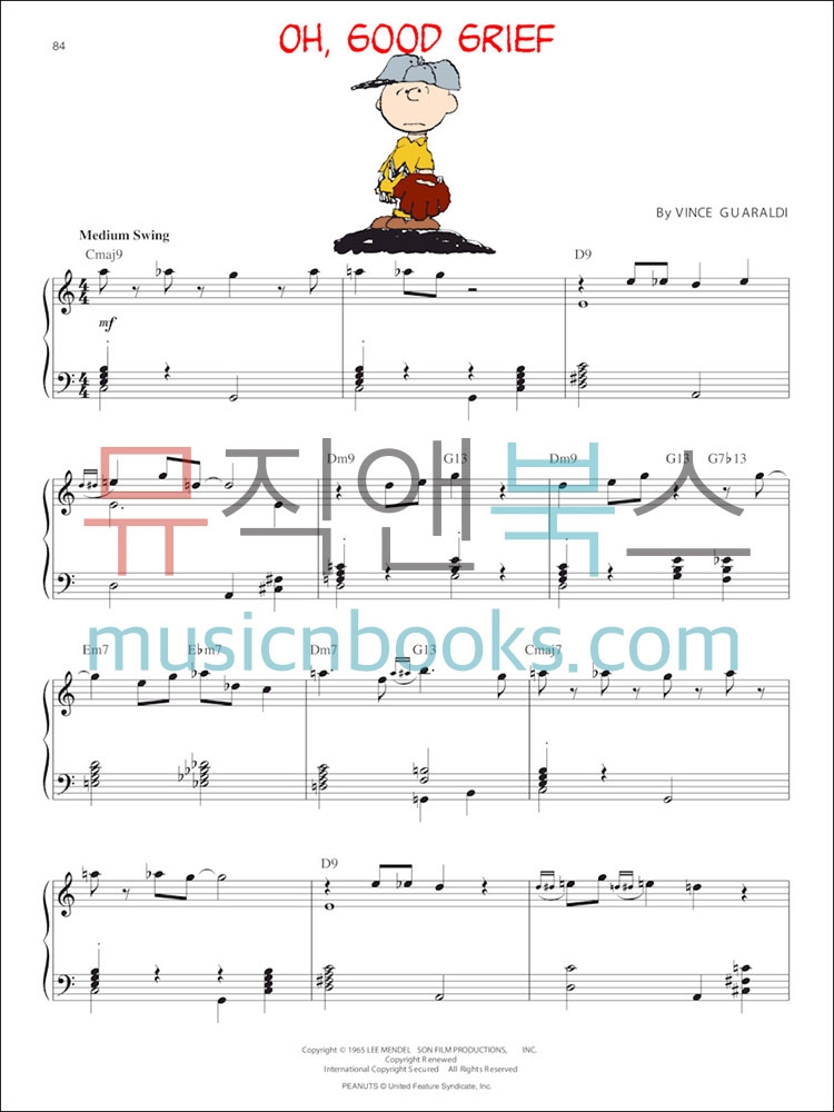 The Peanuts Illustrated Songbook피넛츠 (찰리 브라운) 피아노 악보[00313178]