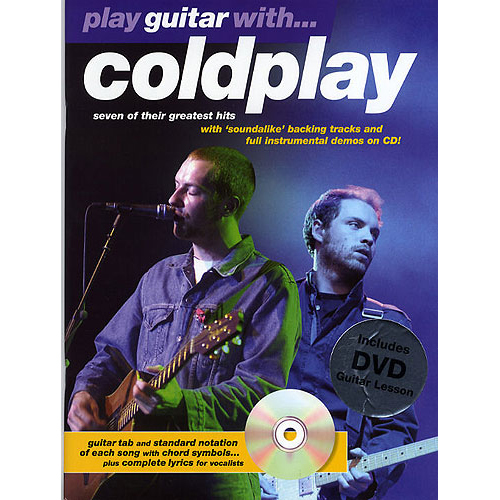 (할인) Coldplay - Play Guitar With Coldplay콜드플레이 기타 악보 겸 교재 (CD, DVD 포함)[AM983631]