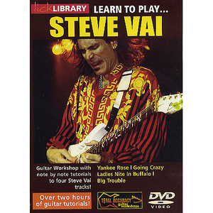 (할인) Steve Vai - Lick Library: Learn To Play Steve Vai - Volume 1스티브 바이 기타 레슨 DVD[RDR0010]