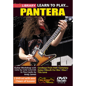 (할인) Pantera - Lick Library: Learn To Play Pantera판테라 기타 레슨 DVD[RDR0186]