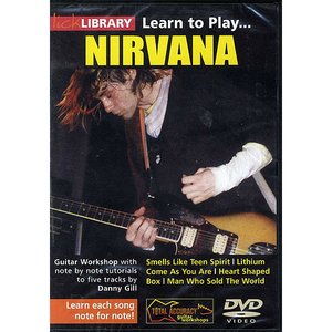 (할인) Nirvana - Lick Library: Learn To Play Nirvana너바나 기타 레슨 DVD[RDR0038]