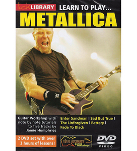 (할인) Metallica - Lick Library: Learn To Play Metallica - Volume 1메탈리카 기타 레슨 DVD[RDR0122]