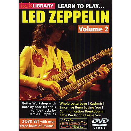 (할인) Led Zeppelin - Lick Library: Learn To Play Led Zeppelin - Volume 2레드 제플린 기타 레슨 DVD[RDR0115]