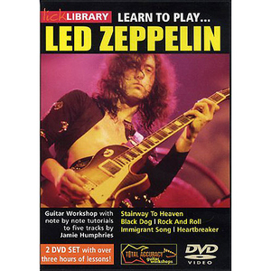 (할인) Led Zeppelin - Lick Library: Learn To Play Led Zeppelin - Volume 1레드 제플린 기타 레슨 DVD[RDR0034]