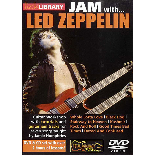 (할인) Led Zeppelin - Lick Library: Jam With Led Zeppelin - Volume 1레드 제플린 기타 레슨 DVD[RDR0199]