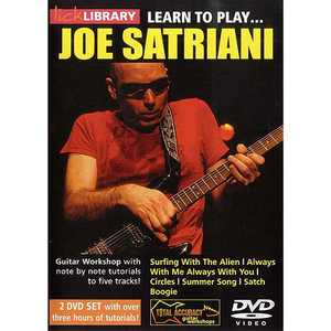 (할인) Joe Satriani - Lick Library: Learn To Play Joe Satriani조 새트리아니 레슨 DVD[RDR0204]