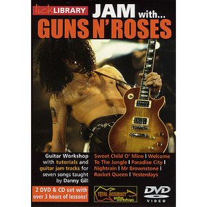 (할인) Guns N' Roses - Lick Library: Jam With Guns N' Roses건즈 앤 로지즈 레슨 DVD[RDR0271]