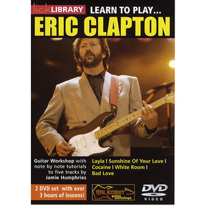 (할인) Eric Clapton - Lick Library: Learn To Play Eric Clapton에릭 클랩튼 기타 레슨 DVD[RDR0121]