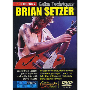 (할인) Brian Setzer - Lick Library: Brian Setzer Guitar Techniques 브라이언 세처 기타 레슨 DVD[RDR0030]