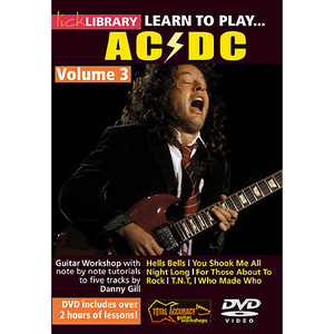 (할인) AC/DC - Lick Library: Learn To Play AC/DC Volume 3 에이씨디씨 기타 레슨 DVD[RDR0189]