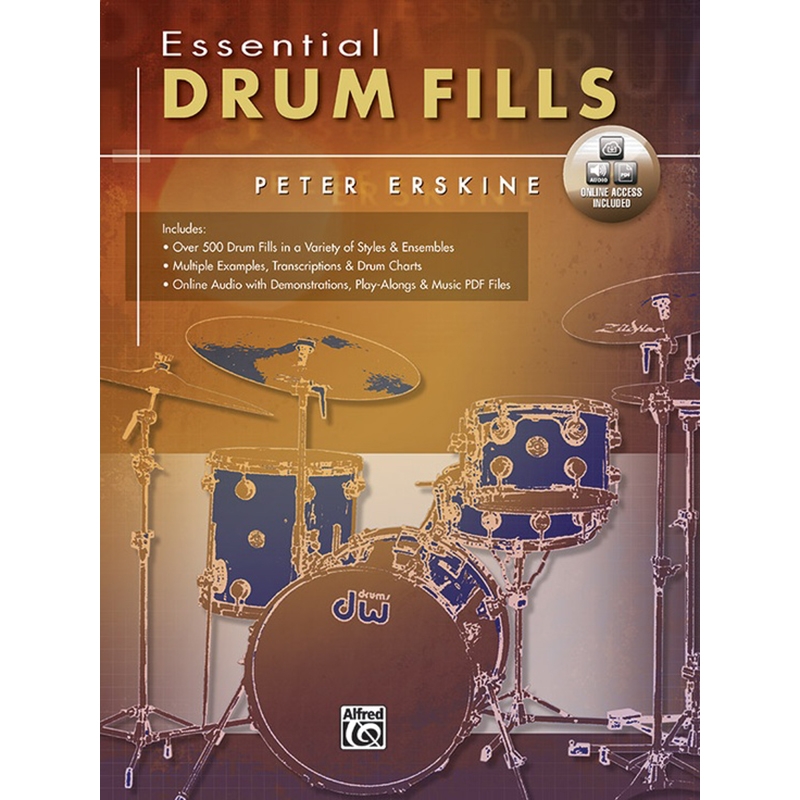 Essential Drum Fills - Peter Erskine에센셜 드럼 필: 피터 어스킨 드럼 필인 교재 (온라인 음원 포함)[00-30291]