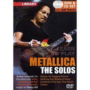 (할인) Metallica - Lick Library: Learn To Play Metallica - The Solos 메탈리카 레슨 DVD[RDR0286]