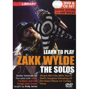 (할인) Zakk Wylde - Lick Library: Learn To Play Zakk Wylde - The Solos잭 와일드 레슨 DVD[RDR0299]