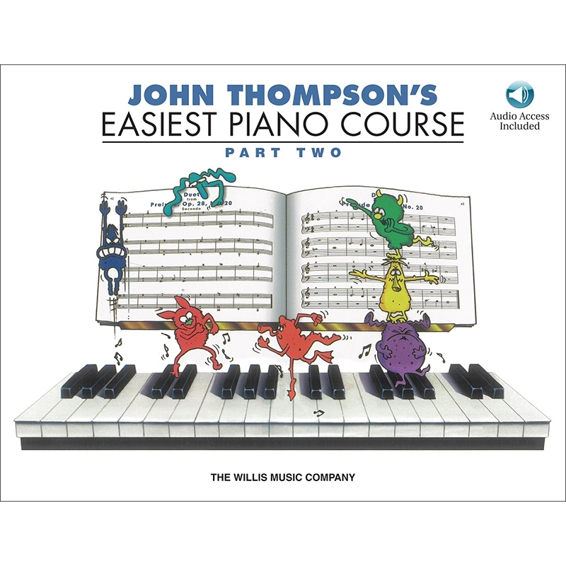 존 톰슨 어린이 피아노 교재 2권 (온라인 음원 포함) John Thompson Easiest Piano Course Part 2 [00416457]