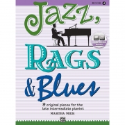 재즈 래그타임 블루스 피아노 악보 4권 (온라인 음원 포함) Jazz, Rags & Blues Book 4 [00-18770]