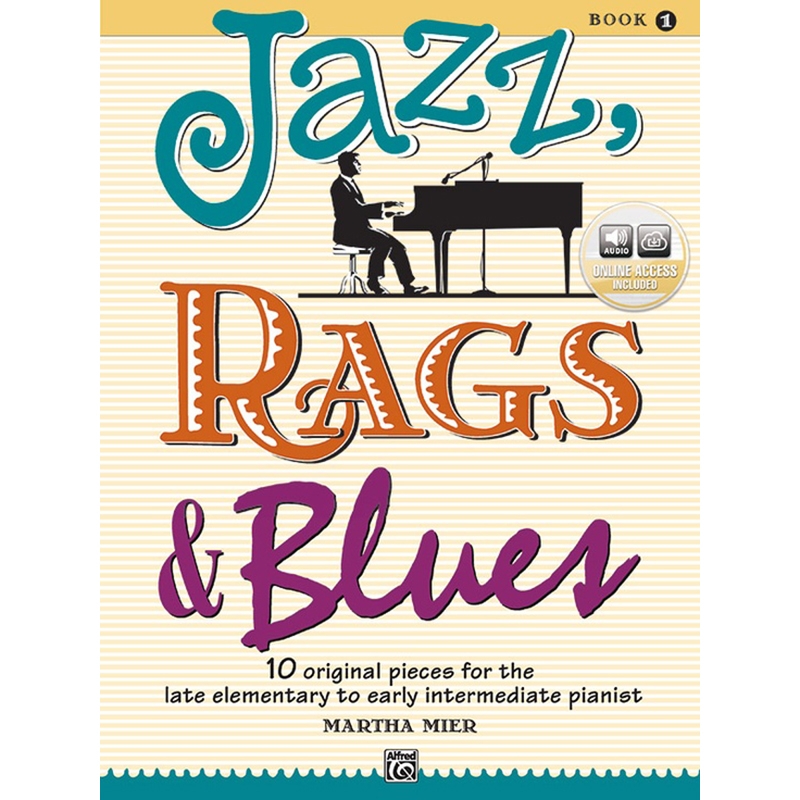 재즈 래그타임 블루스 피아노 악보 1권 (온라인 음원 포함) Jazz, Rags & Blues Book 1 [00-6642]