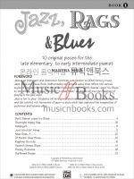 재즈 래그타임 블루스 피아노 악보 1권 (온라인 음원 포함) Jazz, Rags & Blues Book 1 [00-6642]