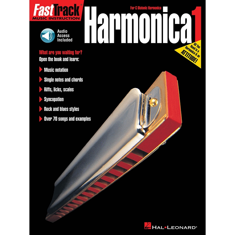 FastTrack Harmonica Method - Book 1패스트트랙 하모니카 메쏘드 1권 (다이아토닉, 온라인 음원 포함)[00695407]*