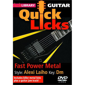 (할인) Alexi Laiho - Fast Power Metal: Quick Licks 알렉시 래호 (Children of Bodom) 기타 레슨 DVD[00393147]