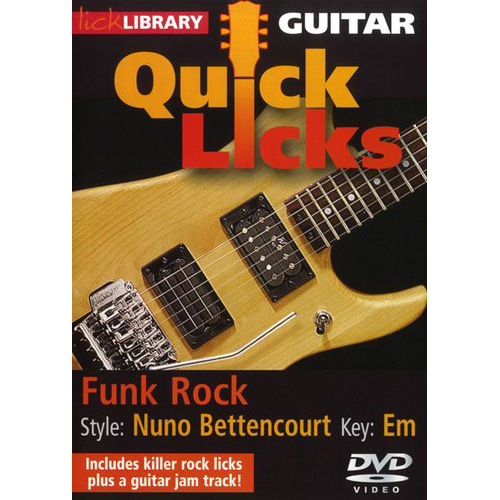 (할인) Nuno Bettencourt (Extreme) - Funk Rock: Quick Licks 누노 베텐커트 (익스트림) 기타 레슨 DVD[00393148]