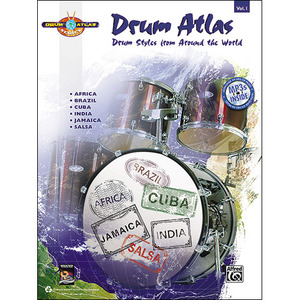 Drum Atlas: Volume 1 드럼 아틀라스: 대륙별 드럼 스타일 교본 (CD 포함)[00-33496]*