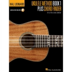 Hal Leonard Ukulele Method Book 1 Plus Chord Finder할 레오나드 우쿨렐레 교본과 코드 사전[00696472]