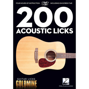 (할인) 200 Acoustic Licks200개의 어쿠스틱 기타 릭 기타 레슨 DVD[00320933]