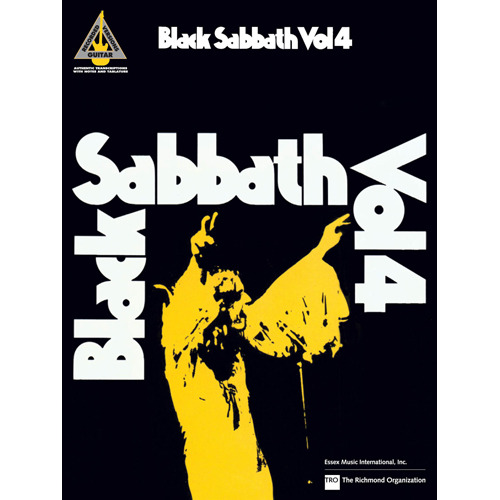 (할인) Black Sabbath Vol. 4블랙 사바스 기타 타브 악보[00691045]