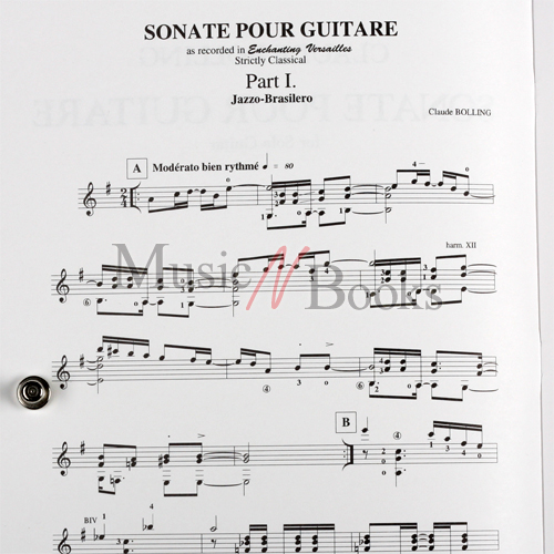 (할인) Claude Bolling - Sonate Pour Guitare from Enchanting Versailles클로드 볼링 클래식 기타 악보[00699000]