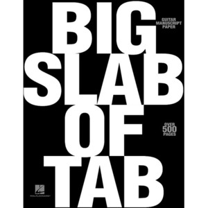 기타 타브악보 오선노트 - Big Slab of TAB[00210084]*