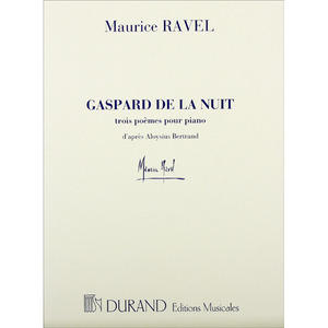 라벨 밤의 가스파르 듀랑 피아노 악보 Ravel Gaspard De La Nuit [50561583]