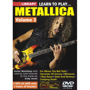 (할인) Metallica - Lick Library: Learn To Play Metallica - Volume 3 메탈리카 레슨 DVD[RDR0412]