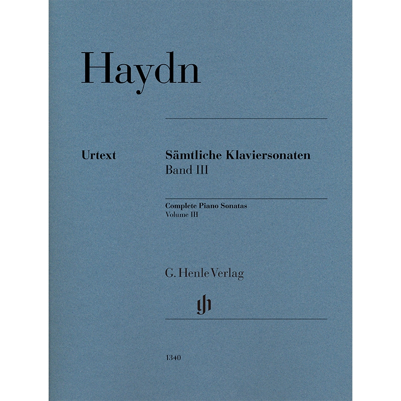 헨레 하이든 피아노 소나타집 3권 Henle Haydn 정식수입 원전 악보 [HN1340]