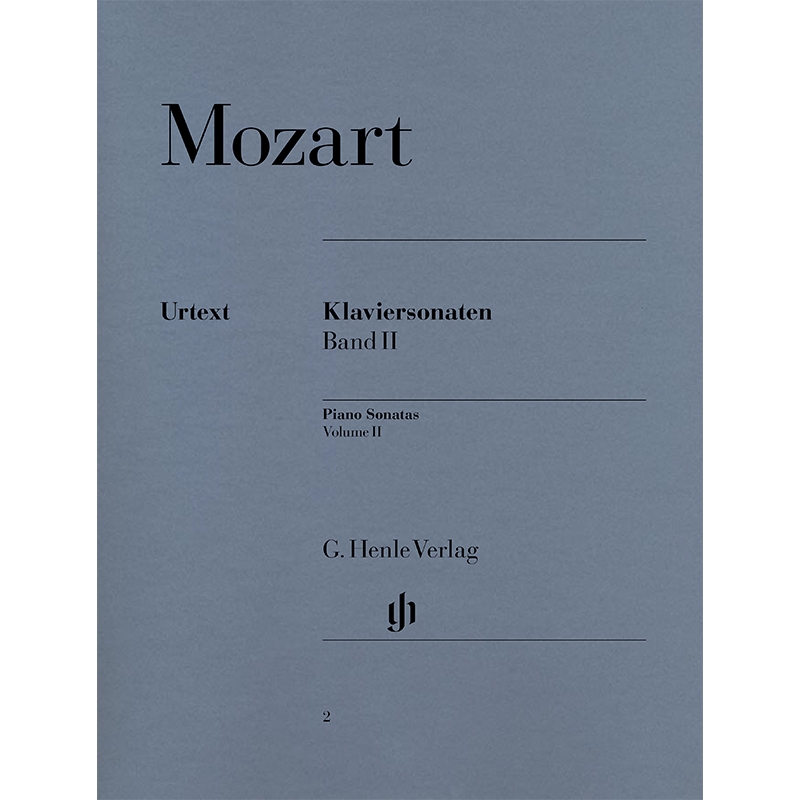 헨레 모차르트 피아노 소나타집 2권 Henle Mozart 정식수입 원전 악보 [HN2]