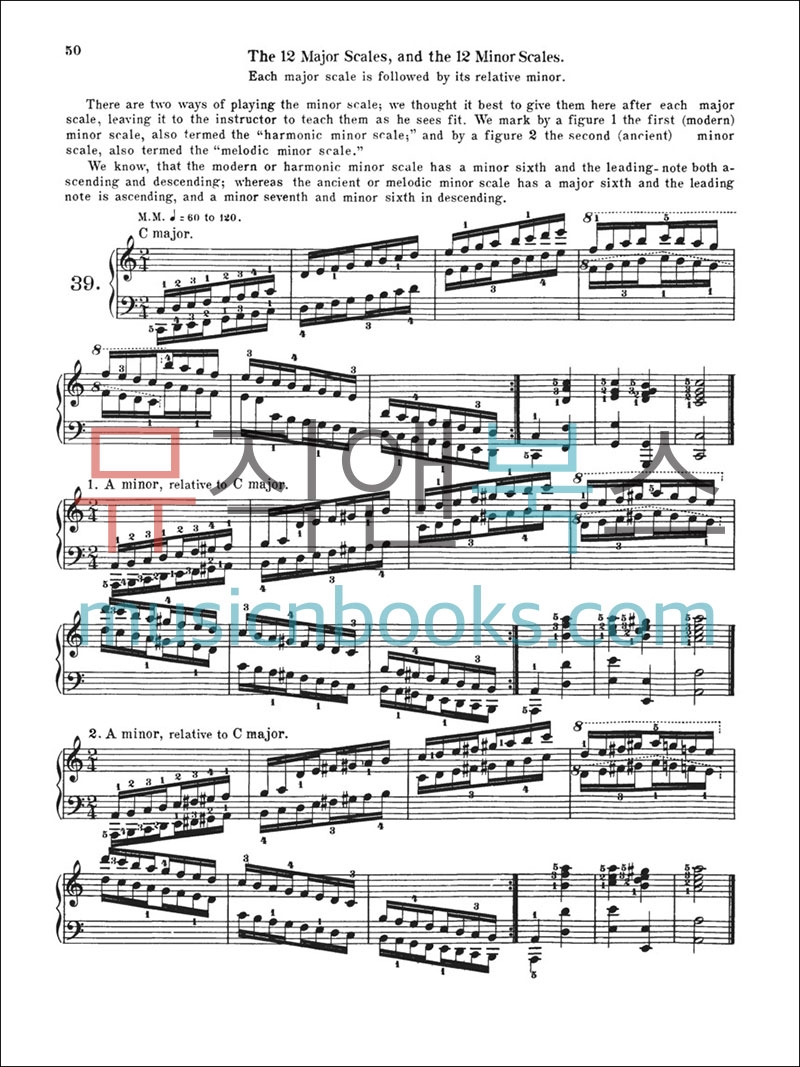 하농 60 피아노 연습곡집 Hanon The Virtuoso Pianist [50256970]